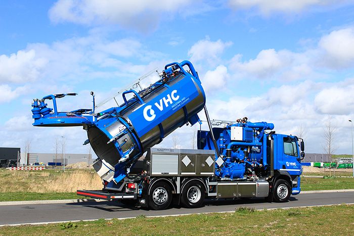 KOKS EcoVac vacuum truck delivered to Van Hamburg Cleaning & Zeeland Maritime Cleaning 